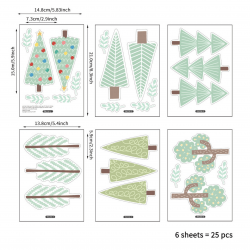 WALL DECAL STICKERS- TREES