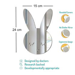 Bunny Shape Wall Hanging Mirror