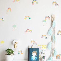 WALL DECAL STICKERS- RAINBOW