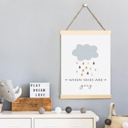 Rainbow Cloud Sun Canvas Posters