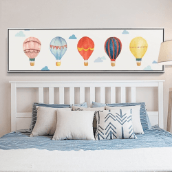 Hot Air Balloon Canvas Poster