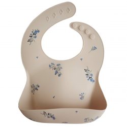 Silicone Baby Bib – Flowers