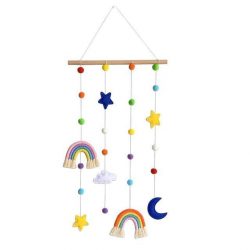 RAINBOW Wall Hanging Macrame