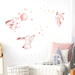Rabbit Wall Stickers – Kids and Baby Room Decoration Decals